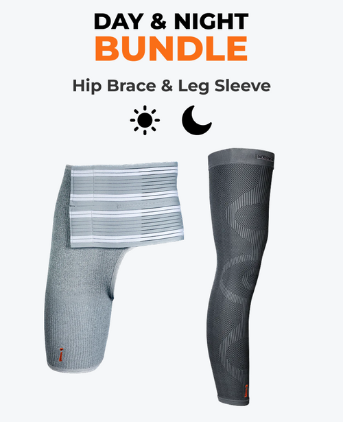 HIP BRACE AND LEG SLEEVE BUNDLE